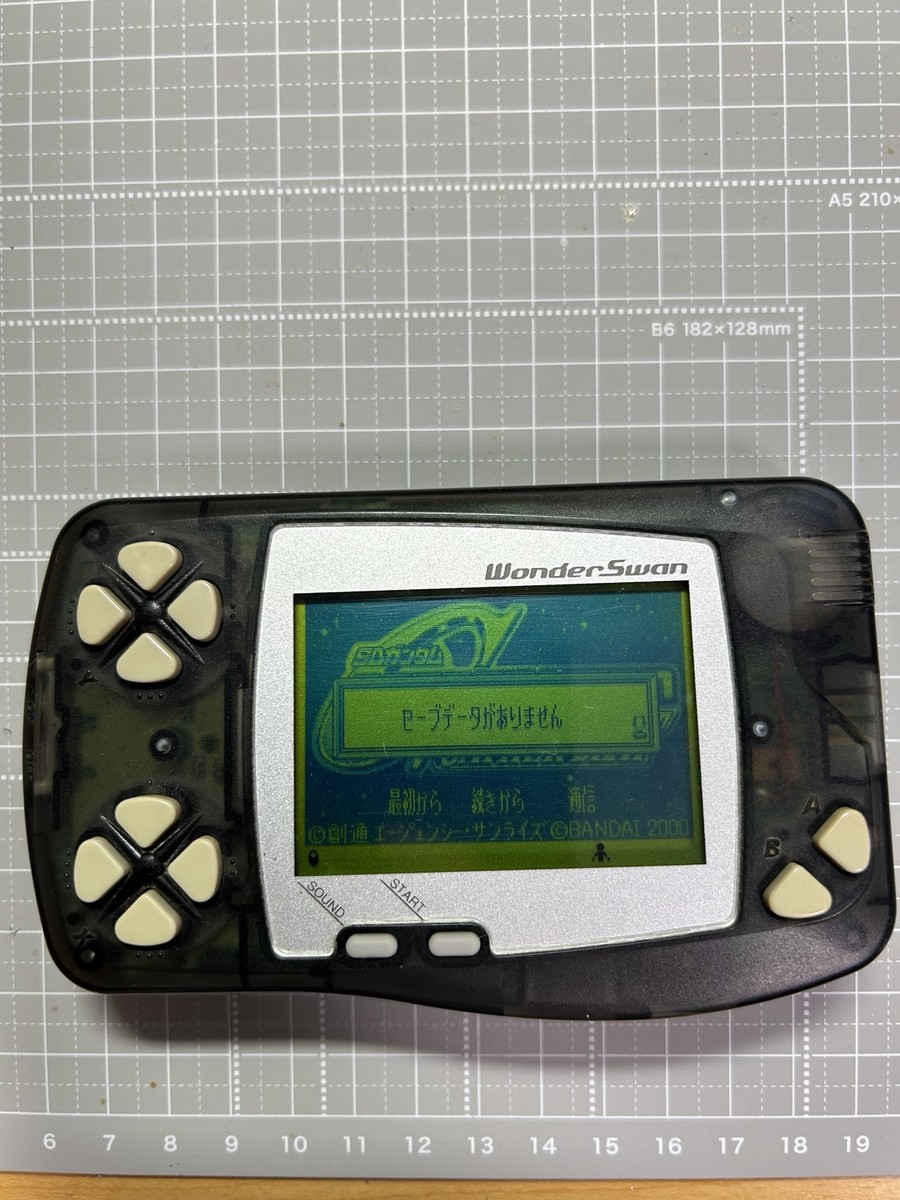『SDガンダム GGENERATION GATHER BEAT』でセーブデータがありませんと表示されている画面